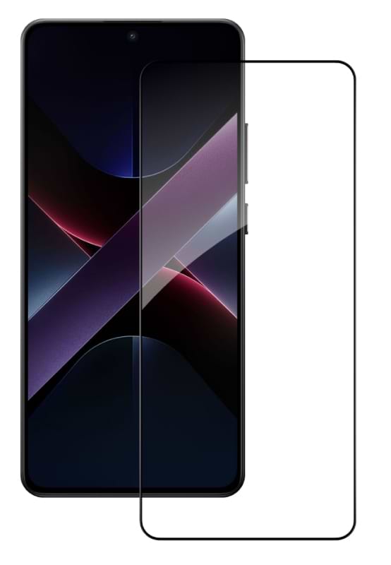Захисне скло для смартфону ACCLAB 9H for Xiaomi Poco X7 Pro Black (1283126607844)